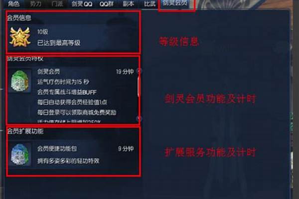 剑灵会员的扩展功能是什么