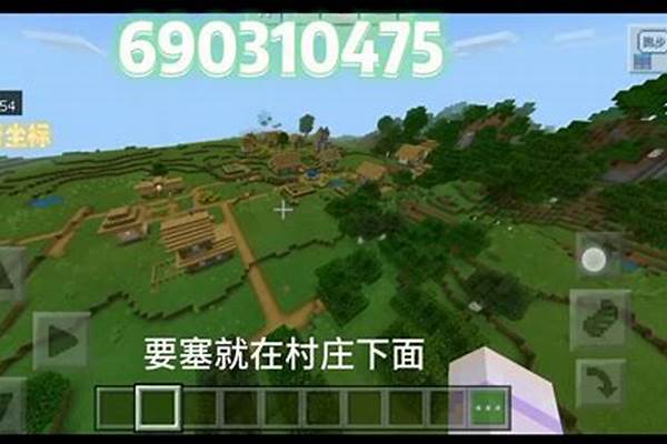 我的世界军事村庄种子_我的世界怎么弄种子