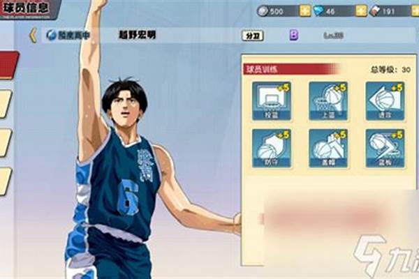 灌篮高手球员培养材料