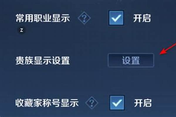 王者荣耀怎么关闭贵族显示