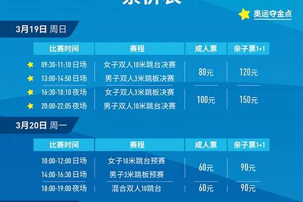 跳水赛事时间表-单人跳水决赛什么时间